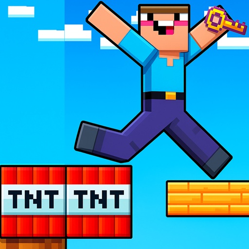 Jogo Noob: parkour tricks online grátis