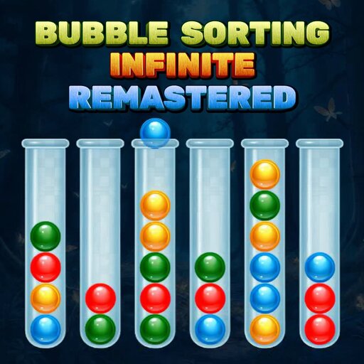 Jogo Bubble Sorting Infinite Remastered online grátis
