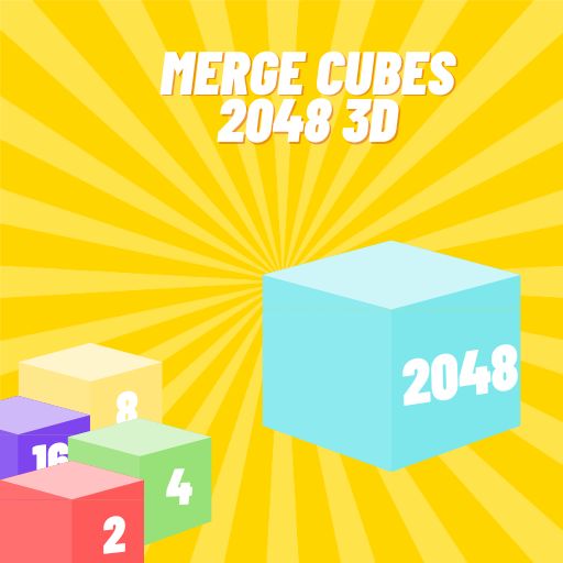 Jogo Merge cubes 2048 3D online grátis