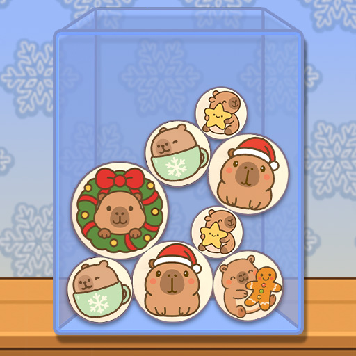 Jogo Capybara Xmas Merge online grátis