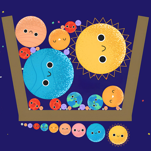 Jogo Merge Planets online grátis
