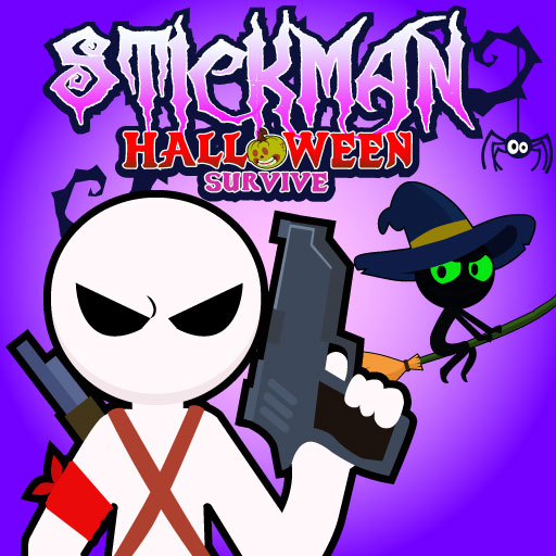 Jogo Stickman Halloween Survive online grátis