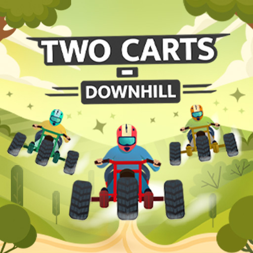 Jogo Two Carts - Downhill online grátis