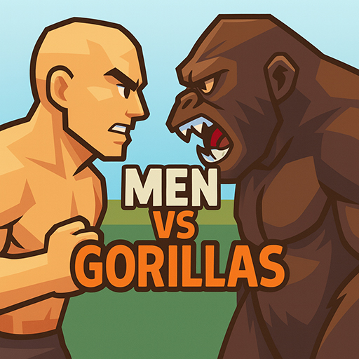 Jogo Men Vs Gorillas online grátis