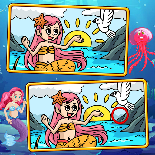 Jogo Mermaids Spot The Differences online grátis